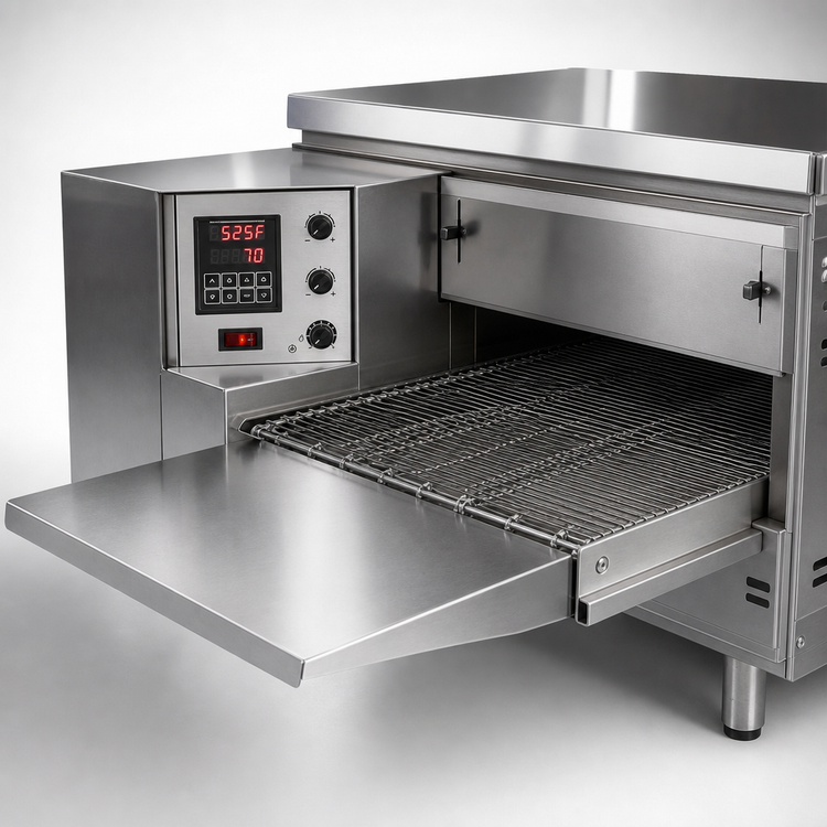 Product image #4 for Middleby Marshall PS520E-3 Triple-Deck Electric Conveyor Pizza Oven, 18-Inch Belt, 20-Inch Chamber