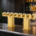 Thumbnail image #4 for Perlick 4006-24BTF4 Extra High 24-Faucet Bridge Tee Glycol-Cooled Countertop Draft Beer Tower, Tarnish-Free Brass