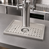 Thumbnail image #4 for Stainless Steel Platform Drip Tray with Glass Rinser, Surface Mount, 23-5/8-Inch x 15-3/4-Inch, for 2-3 Faucets