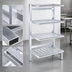 Thumbnail image #4 for Channel TT2048 Tubular Cantilever Shelving Unit, Aluminum