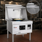 Thumbnail image #4 for Town Equipment York Y-1-SS 36-Inch Gas Single-Chamber Wok Range with Water-Cooled Top and Chinese Swing Faucet
