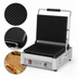 Thumbnail image #4 for Omcan Single Extra Large Countertop Panini Grill with Grooved Cast Iron Plates, 14 x 14 Inch, 120V