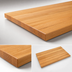 Thumbnail image #4 for John Boos Appalachian Red Oak Blended Rails Edge Grain Kitchen Countertop, 108 x 25 x 1-1/2 Inches