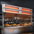 Thumbnail image #4 for Hatco Glo-Ray 48-Inch Lighted Dual Infrared Strip Heater with 3-Inch Spacer