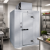 Thumbnail image #4 for Kolpak Polar-Pak Indoor Walk-In Freezer with Top-Mounted Self-Contained Refrigeration and Floor, 6 ft x 6 ft x 8 ft 7 in