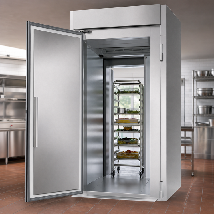 Product image #4 for UltraSpec™ Series Extra High Roll-Thru Freezer, 1-Section, Self-Contained, 42.27 Cu. Ft., Standard Depth, Stainless Steel