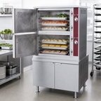 Thumbnail image #4 for Southbend (Middleby) Southbend Steam DCX-16-SB Direct Steam 2-Compartment Convection Steamer, 36-Inch Cabinet Base, 8-Pan Capacity per Compartment