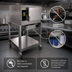 Thumbnail image #4 for AccuTemp Evolution Connectionless Boiler-Free 3-Pan Electric Convection Steamer with Stand, 208V/3-Phase