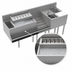 Thumbnail image #4 for Krowne Royal Series 72 Inch Stainless Steel Underbar Workstation with 24 Inch Ice Bin, 10-Circuit Cold Plate and Dump Sink