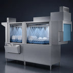 Thumbnail image #4 for Champion E-Series DualRinse 90 PRO-HD-HR High-Temperature Rack Conveyor Dishwasher, 255 Racks/Hour, Electric Heat Recovery, Built-In Booster