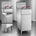 Thumbnail image #4 for BakeMax BAKEG50 Natural Gas Floor Model Fryer, 50 lb. Capacity, 120,000 BTU