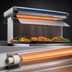 Thumbnail image #4 for Hatco Glo-Ray Designer Dual Infrared Strip Heater, 27-1/2-Inch Wide, 3-Inch Spacing, 1000 Watts, Aluminum