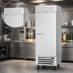 Thumbnail image #5 for Beverage Air Cross Temp® CT1HC-1S 1-Section Convertible Reach-In Refrigerator/Freezer, 23.1 Cu. Ft., Right-Hand Solid Door