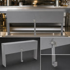 Thumbnail image #4 for Glastender SSRC-29 Single 29-Inch Stainless Steel Speed Rail Locking Cover