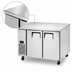 Thumbnail image #4 for Everest Refrigeration ETR2-24 Two-Section Undercounter/Worktop Refrigerator with Stainless Steel Worktop, 47-1/2-Inch Wide, 9 Cu. Ft.
