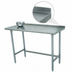 Thumbnail image #4 for Advance Tabco Special Value 84-Inch x 30-Inch 16-Gauge 304 Stainless Steel Open Base Work Table with 1-1/2-Inch Rear Up-Turn