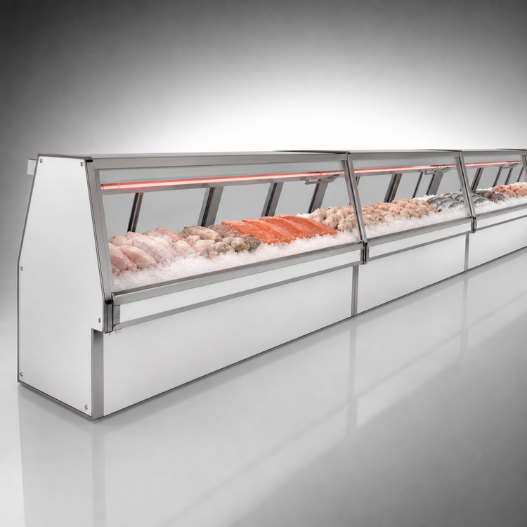 Product image #4 for Howard-McCray 34E Series 76-1/2 In. Self-Contained Fish and Poultry Refrigerated Service Case with LED Lighting