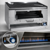 Thumbnail image #4 for Imperial MSQ-48 48-Inch Countertop Mesquite Wood Broiler with Cast Iron 9-Bar Grates