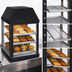 Thumbnail image #4 for Hatco MDW-2X 15.75-Inch Wide Pass-Through Countertop Mini Display Warmer with 2 Doors and 3 Adjustable Shelves