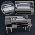 Thumbnail image #4 for Glastender 66-Inch All-In-One Underbar Ice Bin and Cocktail Station with Blender Shelf, Sink, and Speed Rails