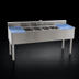 Thumbnail image #4 for Eagle Group 1800 Series Four-Compartment Underbar Sink Unit with Drainboards, 84 Inches Wide