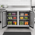 Thumbnail image #4 for Everest Refrigeration ETR2 Two-Section Undercounter/Worktop Refrigerator, 47-1/2 Inch Wide, 13.0 Cu. Ft.