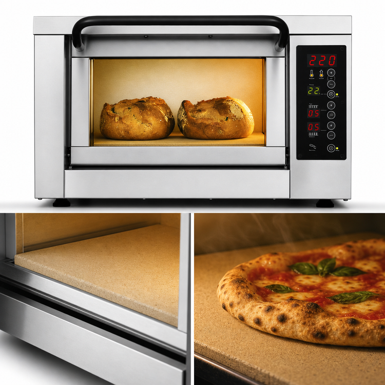 Product image #4 for PizzaMaster PM 451ED-1 Countertop Electric Stone Hearth Pizza Oven