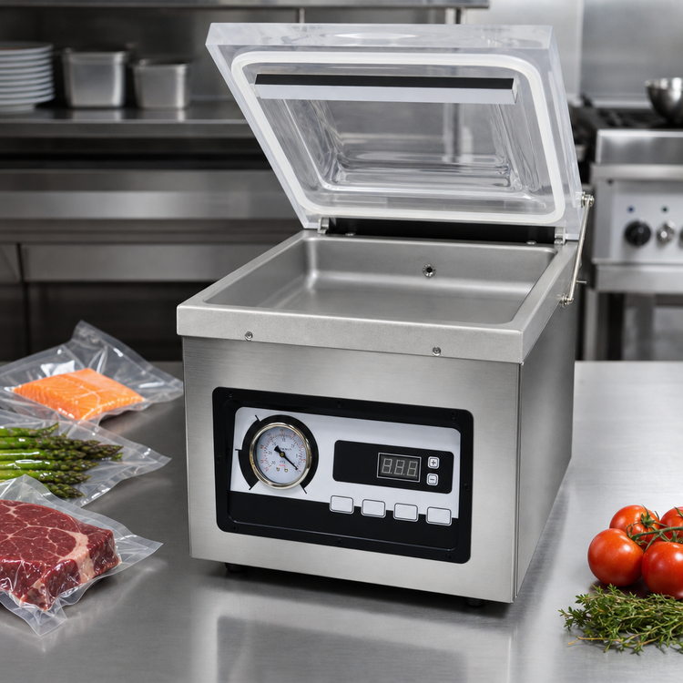 Product image #5 for ATMOVAC Diablo Countertop Single Chamber Vacuum Packaging Machine with 10-Inch Seal Bar