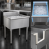 Thumbnail image #4 for Eagle Group 1800 Series Underbar Stainless Steel Ice Chest with 16-Inch Deep Bin, 36 x 20 Inches, 117 lb. Capacity