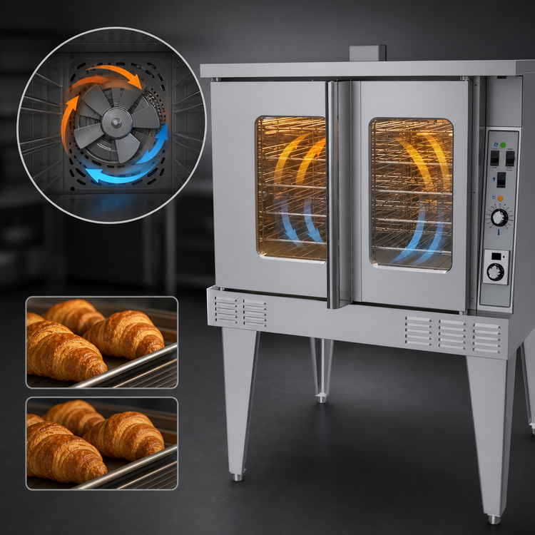 Product image #4 for Garland Master Series Full-Size Standard-Depth Single-Deck Electric Convection Oven with Solid-State Controls