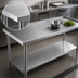 Thumbnail image #4 for Eagle Group Spec-Master Marine Series Stainless Steel Work Table with Adjustable Undershelf, 84 x 36 Inches