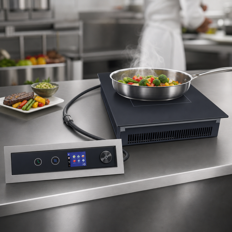 Product image #4 for Hatco Rapide Cuisine Drop-In Single-Burner Commercial Induction Range, 120V, 1440W