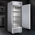Thumbnail image #4 for Serv-Ware 19 Cu. Ft. 1 Door Reach-In Refrigerator, Bottom-Mounted, Stainless Steel