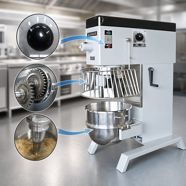 Product image #4 for Blakeslee DD-60-PM 60 Quart 2-Speed Floor Model Planetary Mixer
