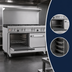 Thumbnail image #4 for Southbend Ultimate 48-Inch Gas Restaurant Range with 7 Open Burners, Standard Oven and Cabinet Base