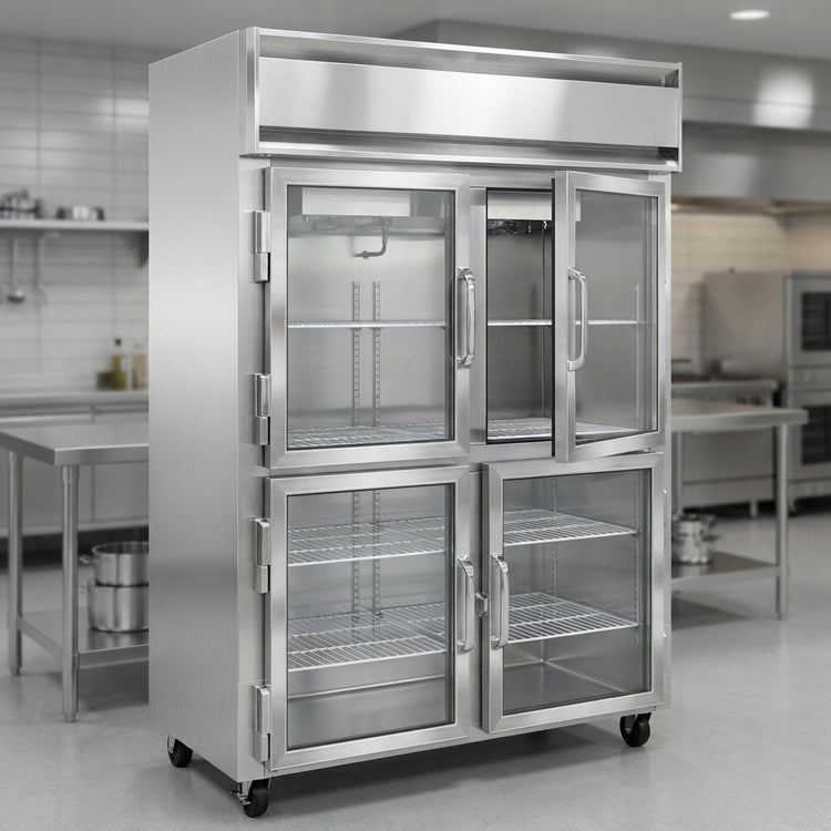 Product image #3 for Continental Refrigerator 1FXNSSGDHD Extra-Extra-Wide One-Section Display Freezer with Glass Half Doors