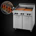 Thumbnail image #4 for Garland Master Series 24-Inch Briquette Gas Charbroiler with Storage Base, 60,000 BTU
