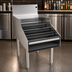 Thumbnail image #4 for Glastender Free-Standing Stainless Steel 5-Step Underbar Liquor Display, 18