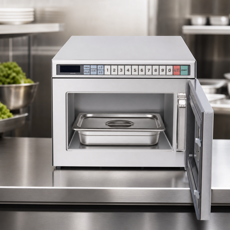 Product image #4 for Panasonic PRO1 1200W Compact Countertop Commercial Microwave Oven, 0.6 Cu. Ft., 120V