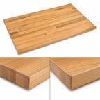 Thumbnail image #4 for John Boos Appalachian OKT-BL9638-O Red Oak Island Countertop, 96 x 38 x 1-1/2 Inch, Edge Grain, Penetrating Oil Finish, No Backsplash