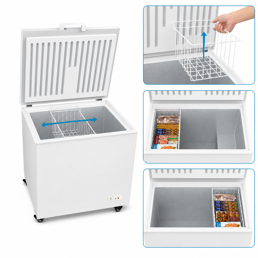 Movable Wire Storage Basket