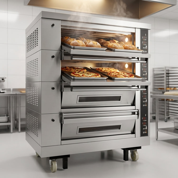 Product image #4 for American Baking Systems ABSEDO-284 4-Deck Full-Size Electric Deck Oven