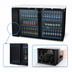 Thumbnail image #5 for Migali Competitor Series® Two-Section Glass Door Refrigerated Back Bar Cabinet, 60.8 Inch, 15.8 Cu. Ft., Self-Contained, Black and Stainless Steel