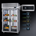 Thumbnail image #4 for Turbo Air PRO Series 2-Section Pass-Thru Glass Door Reach-In Refrigerator, Top-Mount, 54.82 Cu. Ft.