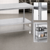 Thumbnail image #4 for Advance Tabco 108-Inch x 36-Inch 16-Gauge 430 Stainless Steel Flat Top Work Table with Adjustable Undershelf