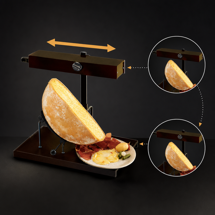 Product image #4 for Bron Coucke Countertop Raclette Cheese Melter for 1/2 Block of Cheese