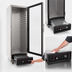 Thumbnail image #4 for Cres Cor Non-Insulated Mobile Heated Holding Cabinet with 9 Universal Slides and Bottom-Mount Heater