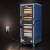 Thumbnail image #4 for Metro C5 3 Series Lower-Wattage Full Height Heated Holding Cabinet with Blue Insulation Armour, Dutch Clear Doors, and Fixed Wire Slides