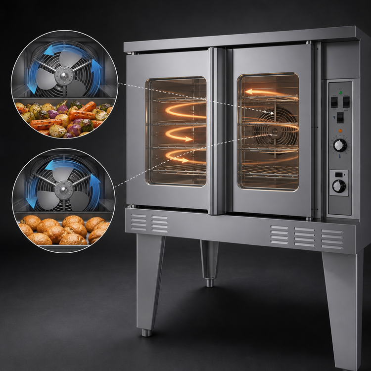 Product image #4 for Garland Master Series Full-Size Single-Deck Standard-Depth Natural Gas Convection Oven
