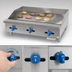 Thumbnail image #4 for Comstock-Castle Castle Series 60-Inch Countertop Gas Griddle with 1-Inch Polished Steel Plate and Manual Controls